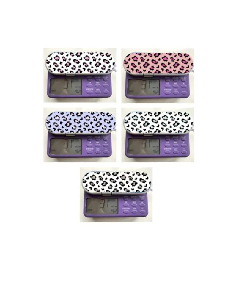 Animal Print sticker on a feeding tube pump